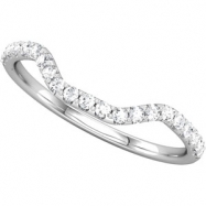 Picture of 14K White Gold Diamond Matching Band