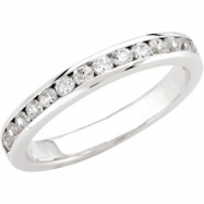 Picture of 14K White Gold Matching Band For 6.5mm Eng