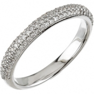 Picture of 14K White Gold Diamond Matching Band