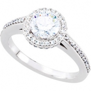 Picture of 14K Yellow Gold Semi Mount Engagement Ring