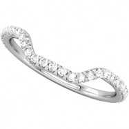 Picture of 14K White BAND 1/3 CT TW DIAMOND MATCHING BAND Diamond Matching Band