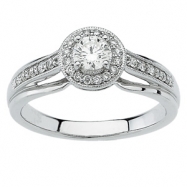 Picture of 14K White Gold Bridal Engagement  Diamond quality A4 (SISI2 clarity G-I color)