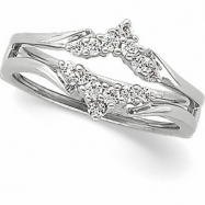 Picture of 14K White Gold Diamond Ring Guard