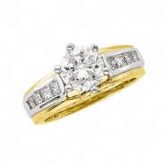 Picture of 14K Yellow White Gold Two Tone Bridal Enhancer  Diamond quality A4 (SI1 clarity G-I color)