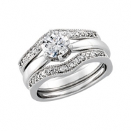 Picture of 14K White Gold Bridal Ring Guard