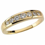 Picture of 14K Yellow Gold Diamond Band