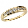 14K Yellow Gold Diamond Band