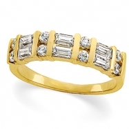 Picture of 14K Yellow Gold Diamond Band
