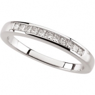 Picture of 14K White Gold Diamond Anniversary Band