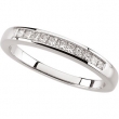 14K White Gold Diamond Anniversary Band