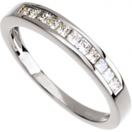 Picture of 14K White Gold Diamond Anniversary Band