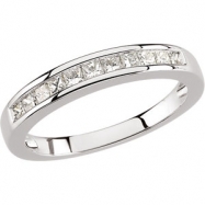 Picture of 14K White Gold Diamond Anniversary Band