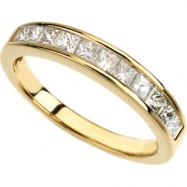 Picture of 14K Yellow Gold Diamond Anniversary Band