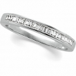 14K White Gold Diamond Anniversary Band