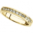 14K Yellow Gold Diamond Band