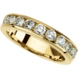 14K Yellow Gold Diamond Anniversary Band