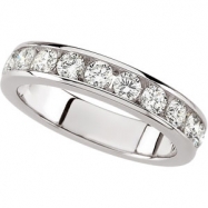 Picture of 14K White Gold Diamond Anniversary Band