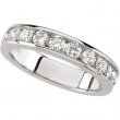 14K White Gold Diamond Anniversary Band