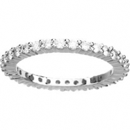Picture of 14K White Gold Bridal Eternity Band
