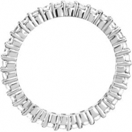 Picture of 14K White Gold Bridal Eternity Band