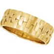 14K Yellow Gold Bridal Duo Band