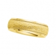 14K Yellow Gold Design Band