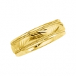 14K Yellow Gold Design Band