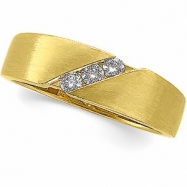 Picture of 14K Yellow Gold Diamond Wedding Band