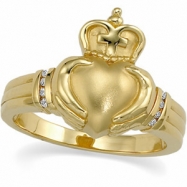 Picture of 14K Yellow Gold .05ctw Ladies Bridal Duo