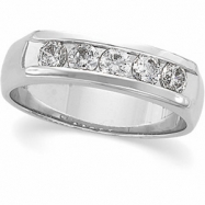 Picture of 14K White Gold Gents Diamond Ring