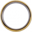 Titanium & 14K Yellow 8MM/6MM TI_14KY ROTATING BAND Rotating Band