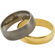 Picture of Titanium & 14K Yellow 8MM/6MM TI_14KY ROTATING BAND Rotating Band