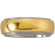 Titanium & 14K Yellow 8MM/6MM TI_14KY ROTATING BAND Rotating Band