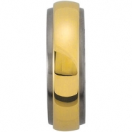 Picture of Titanium & 14K Yellow 6MM/4.25MM TI_14KY ROTATING BAND Rotating Band