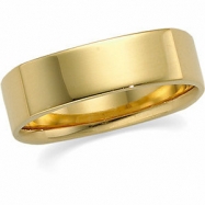 Picture of 14K Yellow Gold Square Comfort Fit Band