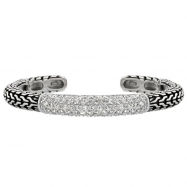 Picture of Sterling Silver Tribal CZ Cuff