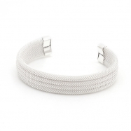 Picture of Silver Tone Linear Mesh Cuff