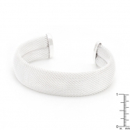 Picture of Silver Tone Wide Mesh Cuff