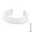 Silver Tone Wide Mesh Cuff