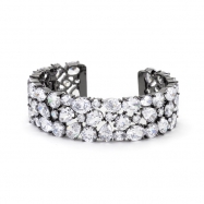 Picture of Bejeweled CZ Cuff Black Tone