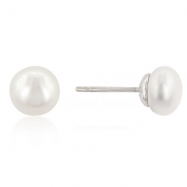 Picture of Sterling Silver Pearl Earrings