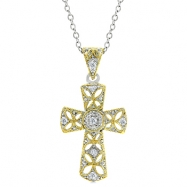 Picture of Veiled Cross Pendant
