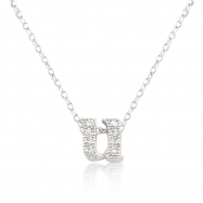 Picture of Micro-Pave Initial U Pendant