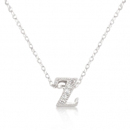 Picture of Micro-Pave Initial Z Pendant