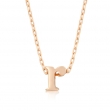 Rose Gold Initial R Pendant