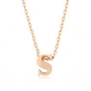 Picture of Rose Gold Initial S Pendant