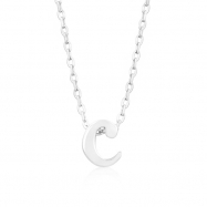 Picture of Silvertone Initial C Pendant