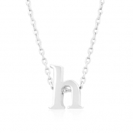 Picture of Silvertone Initial H Pendant