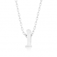 Picture of Silvertone Initial I Pendant
