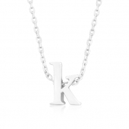Picture of Silvertone Initial K Pendant